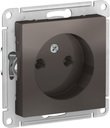 Schneider Electric AtlasDesign ATN000641 Розетка без заземляющего контакта (16 А, под рамку, скрытая установка, мокко)