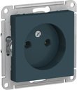 Schneider Electric AtlasDesign ATN000841 Розетка без заземляющего контакта (16 А, под рамку, скрытая установка, изумруд)