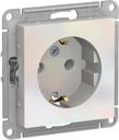 Schneider Electric AtlasDesign ATN000443 Розетка с заземляющим контактом (16 А, под рамку, скрытая установка, жемчуг)