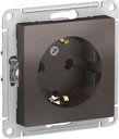 Schneider Electric AtlasDesign ATN000643 Розетка с заземляющим контактом (16 А, под рамку, скрытая установка, мокко)