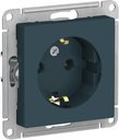 Schneider Electric AtlasDesign ATN000843 Розетка с заземляющим контактом (16 А, под рамку, скрытая установка, изумруд)