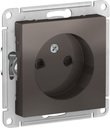 Schneider Electric AtlasDesign ATN000649 Розетка без заземляющего контакта (16 А, под рамку, шторки, скрытая установка, мокко)