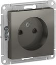Schneider Electric AtlasDesign ATN000949 Розетка без заземляющего контакта (16 А, под рамку, шторки, скрытая установка, сталь)