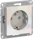 Schneider Electric AtlasDesign ATN000445 Розетка с заземляющим контактом (16 А, под рамку, шторки, скрытая установка, жемчуг)