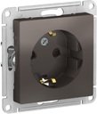 Schneider Electric AtlasDesign ATN000645 Розетка с заземляющим контактом (16 А, под рамку, шторки, скрытая установка, мокко)