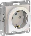 Schneider Electric AtlasDesign ATN000447 Розетка с заземляющим контактом (16 А, под рамку, шторки, выталкиватель, скрытая установка, жемчуг)