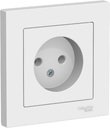 Schneider Electric AtlasDesign ATN000140 Розетка без заземляющего контакта (16 А, в сборе, скрытая установка, белая)
