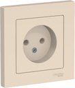 Schneider Electric AtlasDesign ATN000240 Розетка без заземляющего контакта (16 А, в сборе, скрытая установка, бежевая)