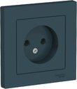 Schneider Electric AtlasDesign ATN000840 Розетка без заземляющего контакта (16 А, в сборе, скрытая установка, изумруд)