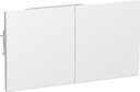 Schneider Electric AtlasDesign ATN000128 Розетка двойная с заземляющим контактом (16 А, в сборе, шторки, крышка, скрытая установка, белая)