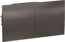 Schneider Electric AtlasDesign ATN000628 Розетка двойная с заземляющим контактом (16 А, в сборе, шторки, крышка, скрытая установка, мокко)