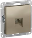 Schneider Electric AtlasDesign ATN000581 Розетка телефонная (RJ11, под рамку, скрытая установка, шампань)
