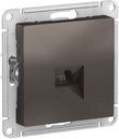 Schneider Electric AtlasDesign ATN000681 Розетка телефонная (RJ11, под рамку, скрытая установка, мокко)