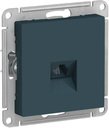 Schneider Electric AtlasDesign ATN000881 Розетка телефонная (RJ11, под рамку, скрытая установка, изумруд)