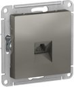 Schneider Electric AtlasDesign ATN000981 Розетка телефонная (RJ11, под рамку, скрытая установка, сталь)