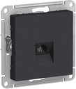 Schneider Electric AtlasDesign ATN001081 Розетка телефонная (RJ11, под рамку, скрытая установка, карбон)