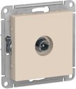 Schneider Electric AtlasDesign ATN000291 Розетка телевизионная оконечная (TV, под рамку, скрытая установка, бежевая)