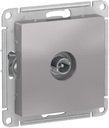 Schneider Electric AtlasDesign ATN000391 Розетка телевизионная оконечная (TV, под рамку, скрытая установка, алюминий)
