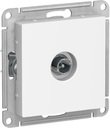 Schneider Electric AtlasDesign ATN000192 Розетка телевизионная проходная (TV, под рамку, скрытая установка, белая)