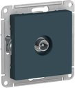 Schneider Electric AtlasDesign ATN000892 Розетка телевизионная проходная (TV, под рамку, скрытая установка, изумруд)
