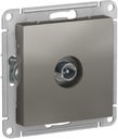 Schneider Electric AtlasDesign ATN000992 Розетка телевизионная проходная (TV, под рамку, скрытая установка, сталь)