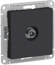 Schneider Electric AtlasDesign ATN001092 Розетка телевизионная проходная (TV, под рамку, скрытая установка, карбон)
