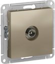 Schneider Electric AtlasDesign ATN000593 Розетка телевизионная (TV, "звезда", под рамку, скрытая установка, шампань)