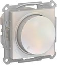 Schneider Electric AtlasDesign ATN000434 Светорегулятор поворотно-нажимной (315 Вт, R+C, под рамку, скрытая установка, жемчуг)