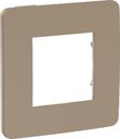 Schneider Electric Unica Studio Color NU280227 Рамка 1-постовая/2-модульная (универсальная, песочная/бежевая)