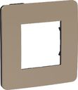 Schneider Electric Unica Studio Color NU280228 Рамка 1-постовая/2-модульная (универсальная, песочная/антрацит)