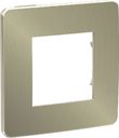 Schneider Electric Unica Studio Metal NU280251 Рамка 1-постовая/2-модульная (универсальная, бронза/бежевая)