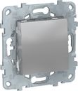 Schneider Electric Unica New NU520330 Переключатель одноклавишный (10 А, под рамку, скрытая установка, алюминий)