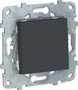 Schneider Electric Unica New NU520354 Переключатель одноклавишный (10 А, под рамку, скрытая установка, антрацит)