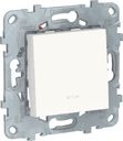 Schneider Electric Unica New NU520518N Переключатель одноклавишный перекрестный (10 А, под рамку, подсветка, скрытая установка, белый)