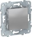 Schneider Electric Unica New NU520630 Выключатель однокнопочный (10 А, под рамку, скрытая установка, алюминий)