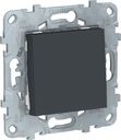 Schneider Electric Unica New NU520654 Выключатель однокнопочный (10 А, под рамку, скрытая установка, антрацит)