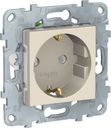 Schneider Electric Unica New NU505644 Розетка с заземляющим контактом (16 А, под рамку, скрытая установка, бежевая)