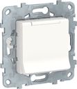 Schneider Electric Unica New NU503718TA Розетка с заземляющим контактом (16 А, под рамку, шторки, скрытая установка, белая)