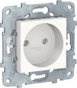 Schneider Electric Unica New NU503318 Розетка без заземляющего контакта (16 А, под рамку, скрытая установка, белая)