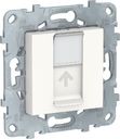 Schneider Electric Unica New NU541118 Розетка компьютерная (RJ45, cat.5e, UTP, под рамку, скрытая установка, белая)