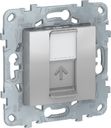 Schneider Electric Unica New NU541544 Розетка компьютерная (RJ45, cat.6e, UTP, под рамку, скрытая установка, бежевая)