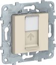 Schneider Electric Unica New NU546144 Розетка компьютерная (RJ45, Keystone/Systimax, под рамку, скрытая установка, бежевая)