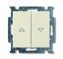 ABB Basic55 2CKA001413A1085 Выключатель двухклавишный жалюзийный (10 А, под рамку, скрытая установка, слоновая кость)