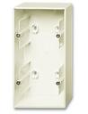 ABB Basic55 2CKA001799A0972 Коробка двойная для открытого монтажа (слоновая кость)