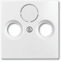 ABB Basic55 2CKA001724A4283 Крышка розетки телевизионной (TV+Radio+(SAT), альпийский белый)