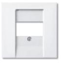 ABB Basic55 2CKA001724A4275 Крышка розетки телефонной/компьютерной (USB, альпийский белый)