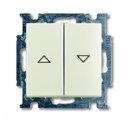 ABB Basic55 2CKA001413A1102 Выключатель двухклавишный жалюзийный (10 А, под рамку, скрытая установка, chalet-белый)