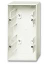 ABB Basic55 2CKA001799A0969 Коробка двойная для открытого монтажа (chalet-белый)