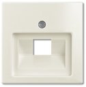 ABB Basic55 2CKA001753A0210 Крышка розетки телефонной/компьютерной (RJ11/RJ45, chalet-белый)