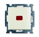 ABB Basic55 2CKA001012A2190 Переключатель одноклавишный с N-клеммой (10 А, индикация, под рамку, скрытая установка, chalet-белый)